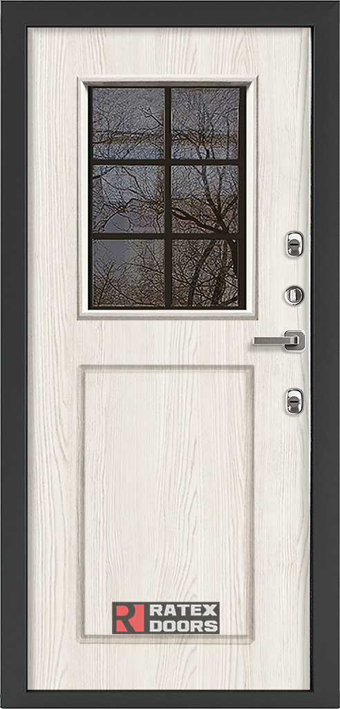 Sigma Doors Входная дверь Ratex T1 RAL 7024, арт. 0001578 - фото №1