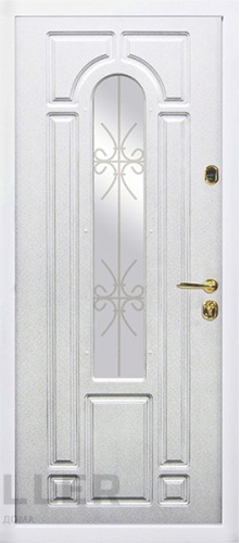 Юркас Входная дверь Лацио Оро, арт. 0001834 - фото №1 (внешняя сторона)