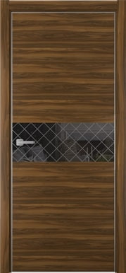 Олимп Межкомнатная дверь Галео 1 Ромб Зеркало, арт. 11325