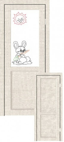 Синержи Межкомнатная дверь Венеция с меловой/маркерной доской с 1й стороны, арт. 20053