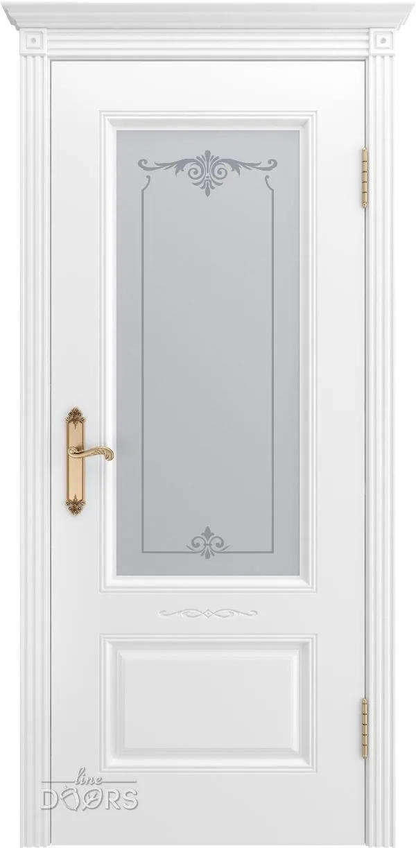 Линия дверей Межкомнатная дверь Сканди 2.1 с вензелем ДО, арт. 23723 - фото №1