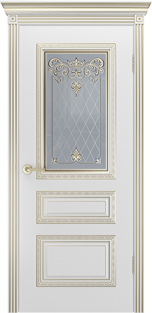 Олимп Межкомнатная дверь Трио Корона В1 ДО 2, арт. 9504 - фото №1