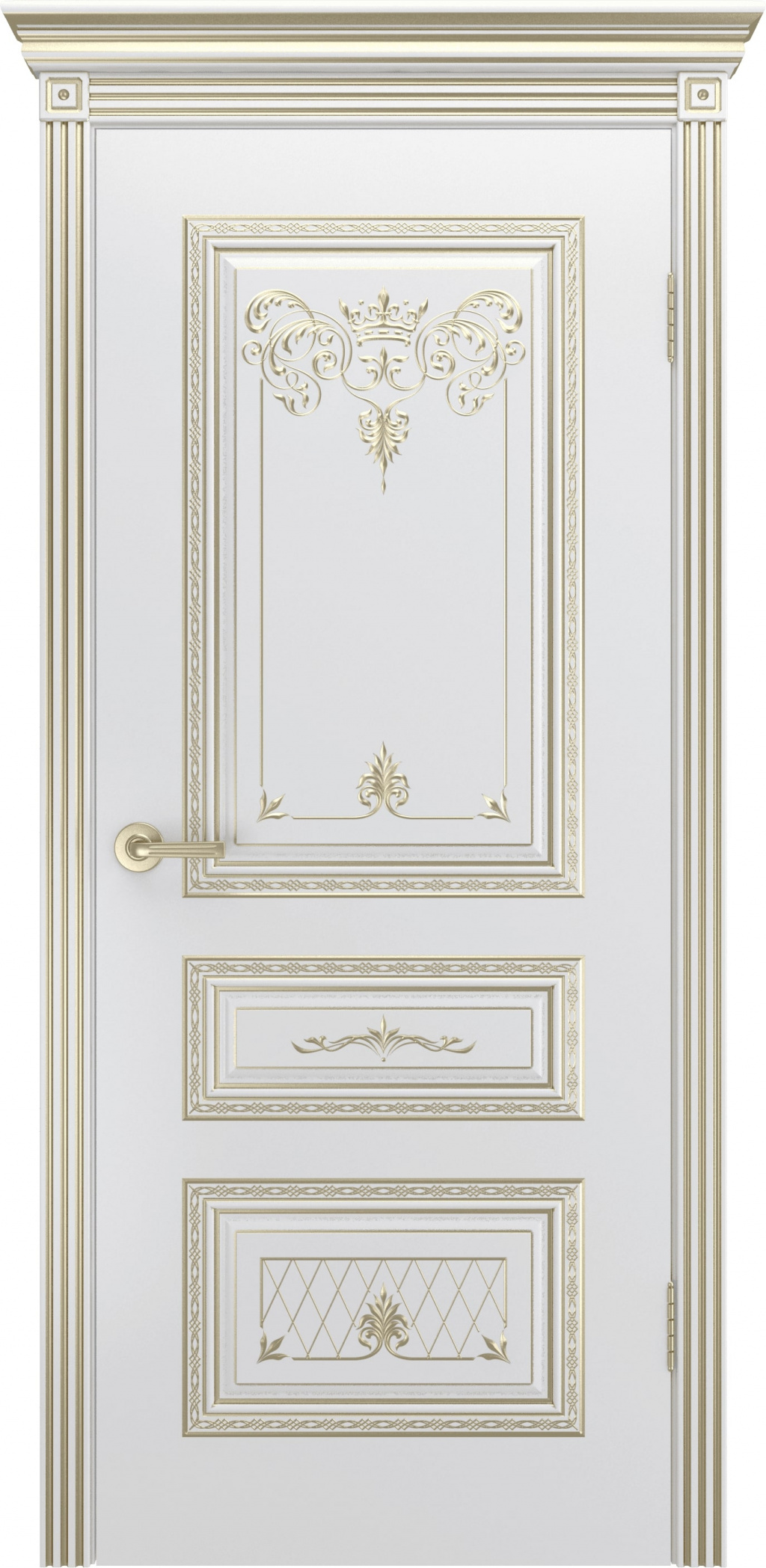 Олимп Межкомнатная дверь Трио Корона В3 ДГ, арт. 9505 - фото №1