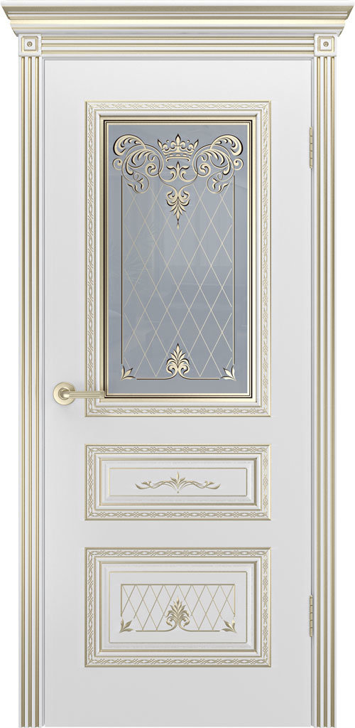 Олимп Межкомнатная дверь Трио Корона В3 ДО 2, арт. 9506 - фото №1