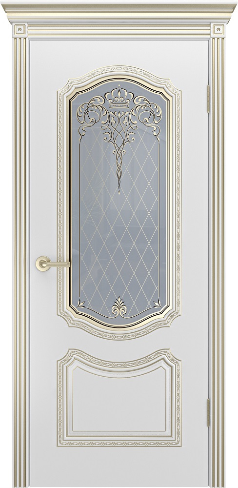 Олимп Межкомнатная дверь Соло Корона В1 ДО 2, арт. 9508 - фото №1