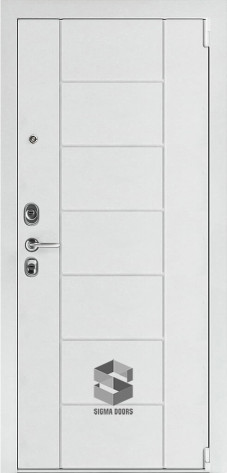 Sigma Doors Входная дверь Сигма Люкс White, арт. 0001565